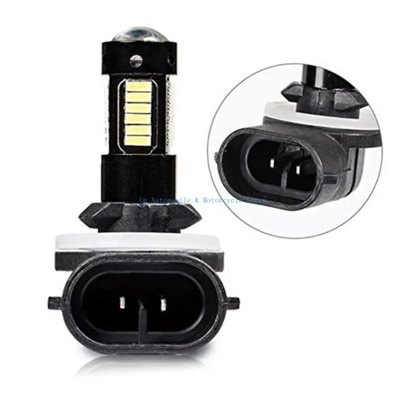 270e 1 زوج أضواء سيارة الضباب 889 898 881 4014 30SMD مصابيح الضباب المصباح الأمامي النهاري تشغيل 30W أبيض مع جزء الألمنيوم