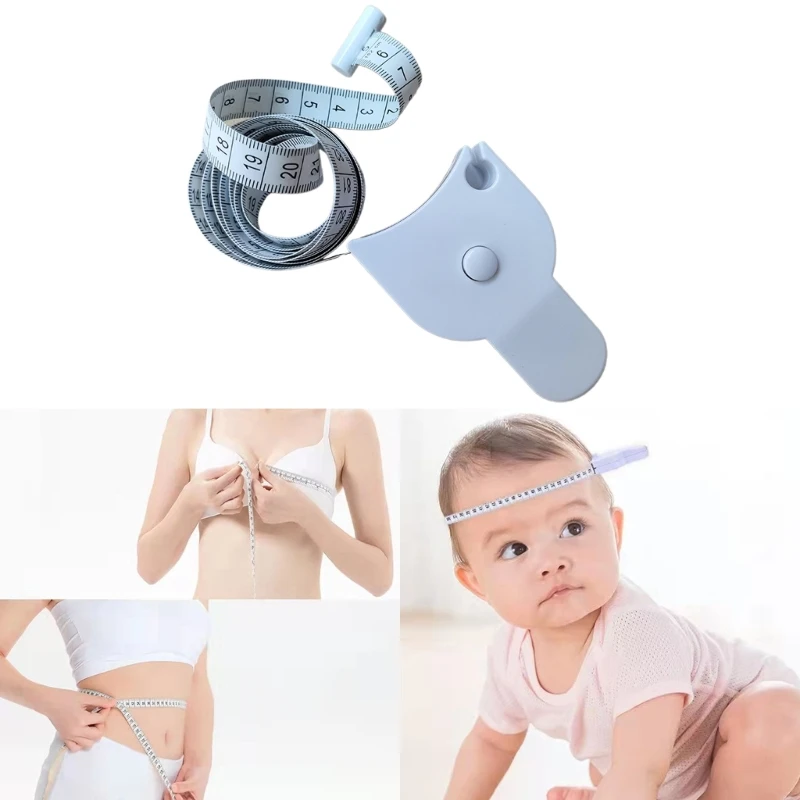 Tailor Mini Soft Ruler Body Fat Caliper Measuring Ruler Sewing TailorTape Measure Three-Dimensional Meter Sewing Measuring Tape