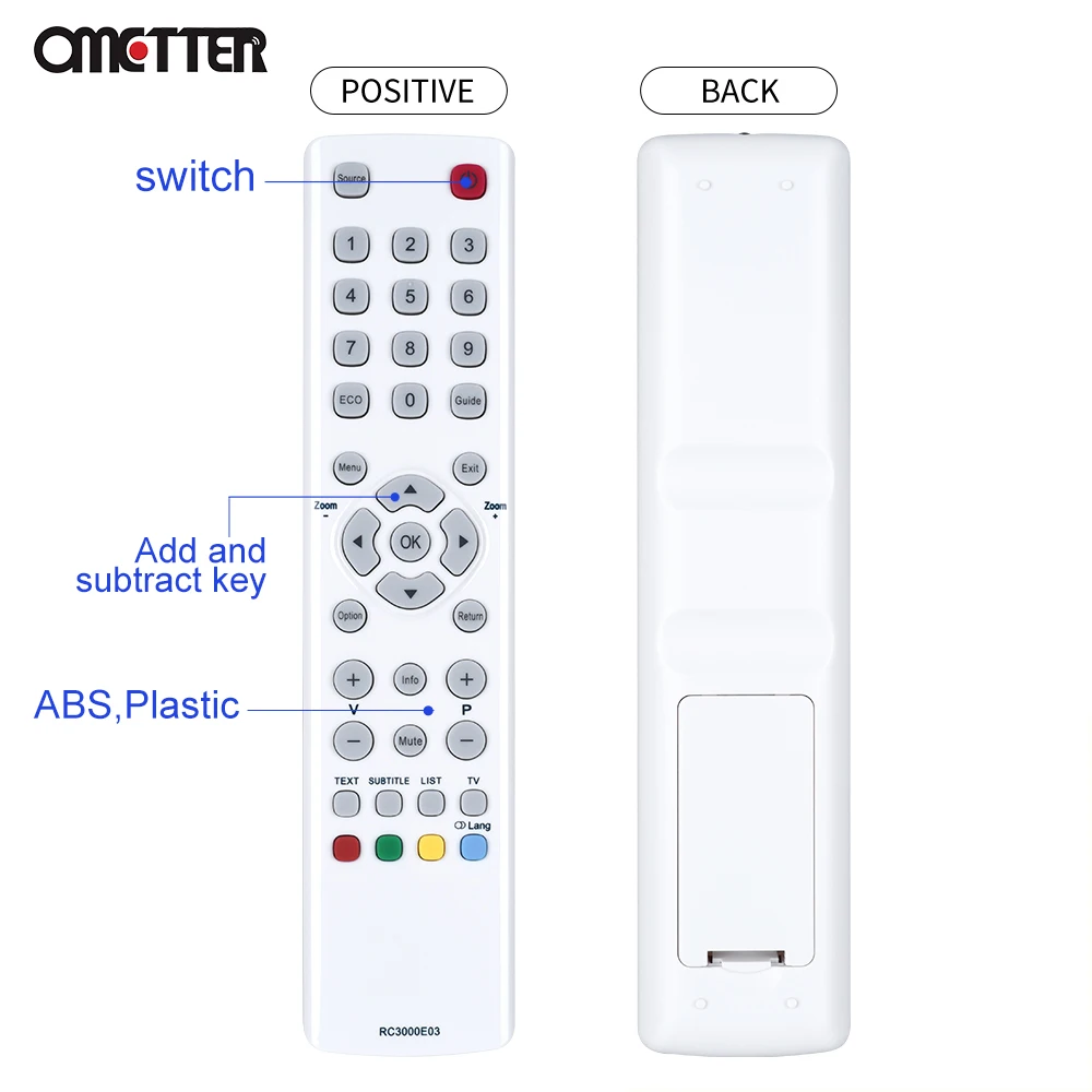 Suitable for TCL TV Remote Control RC3000E03 RC3000L02 RC3000M01 RC3000M13 RC3000N02 RC3000M11