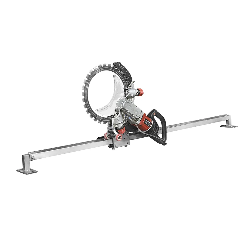 Soporte automático para máquina cortadora de riel guía de sierra de anillo de hormigón, sistema de riel de aleación Universal para corte de paredes y pisos