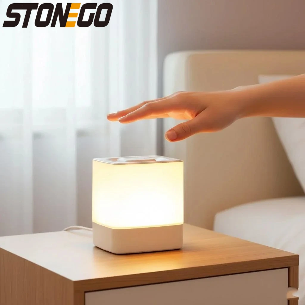 

Мягкий ночник-светильник для прикроватной тумбочки, перезаряжаемый, сенсорный, теплый светодиодный светильник для сна и релаксации