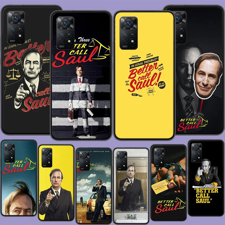 Better Call Saul Phone Case For Redmi Note 13 5G Plus 12C 12 10A 10C 10 9 8 9A 9C 9T 8A S2 K60 K70 Pro 7 7A 6 6A Xiaomi A2 Lite