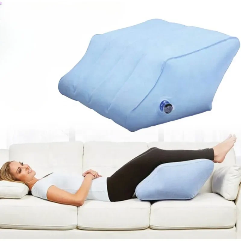 Soft Inflatable Leg  Rest Cushion Lightweight Knee  memory foam  elevation pillow