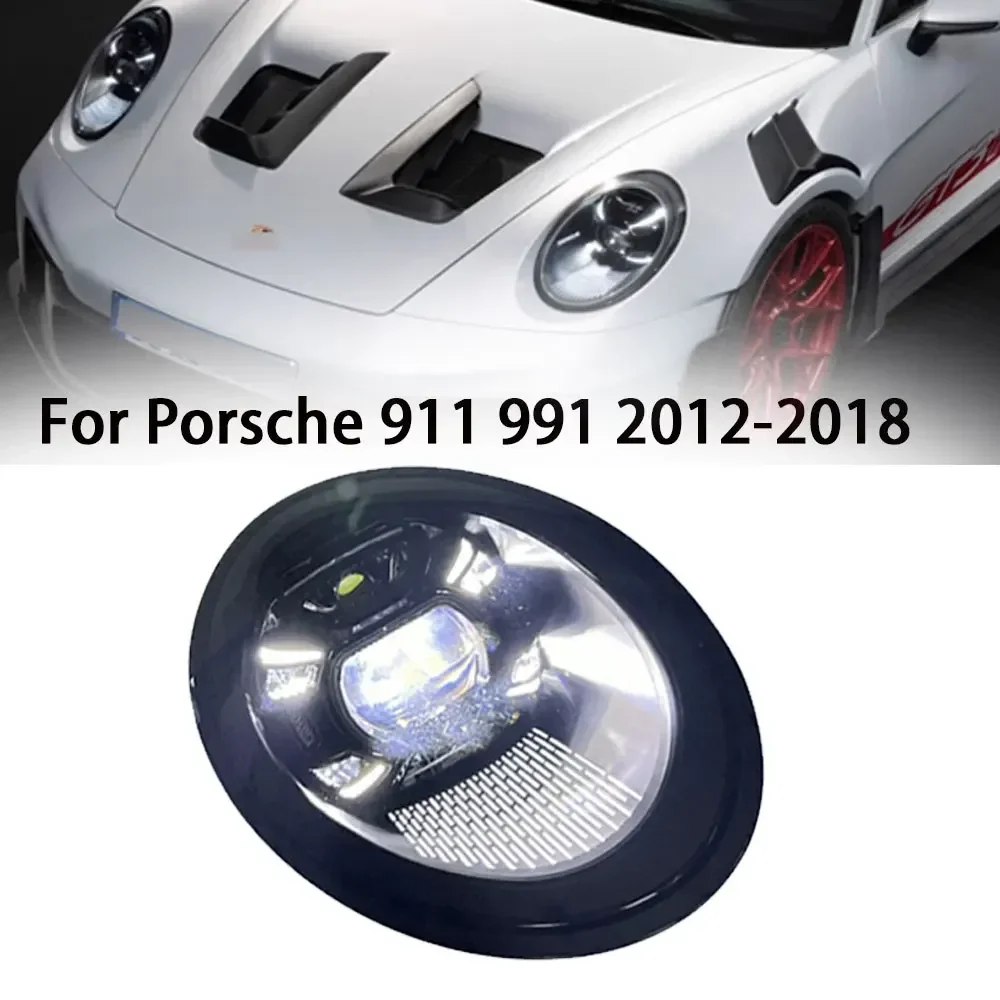 Car Lights Full LED Front Lamps For 2012-2018 Porsche 911 PDLS Matrix Laser Headlights Assembly 991 Signal Lamp