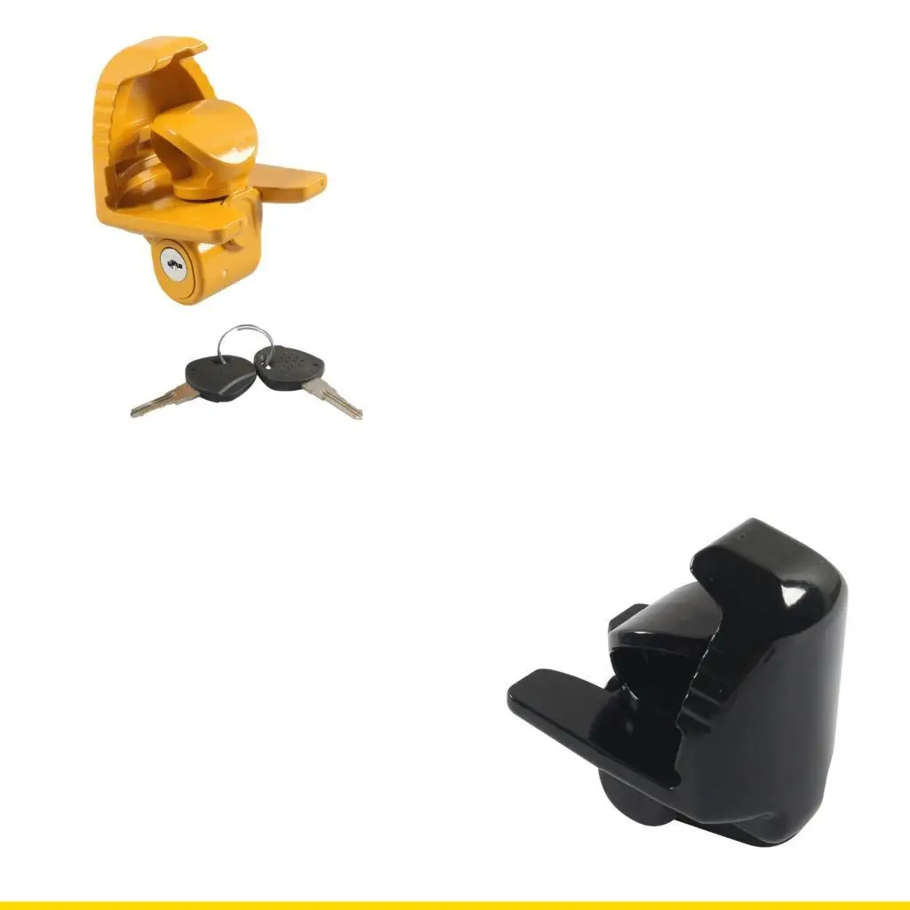 

SZCH Secure Adjustable Trailer Coupler Safety Device Fits 1 7/8 2 2 5/16 Inch Receivers