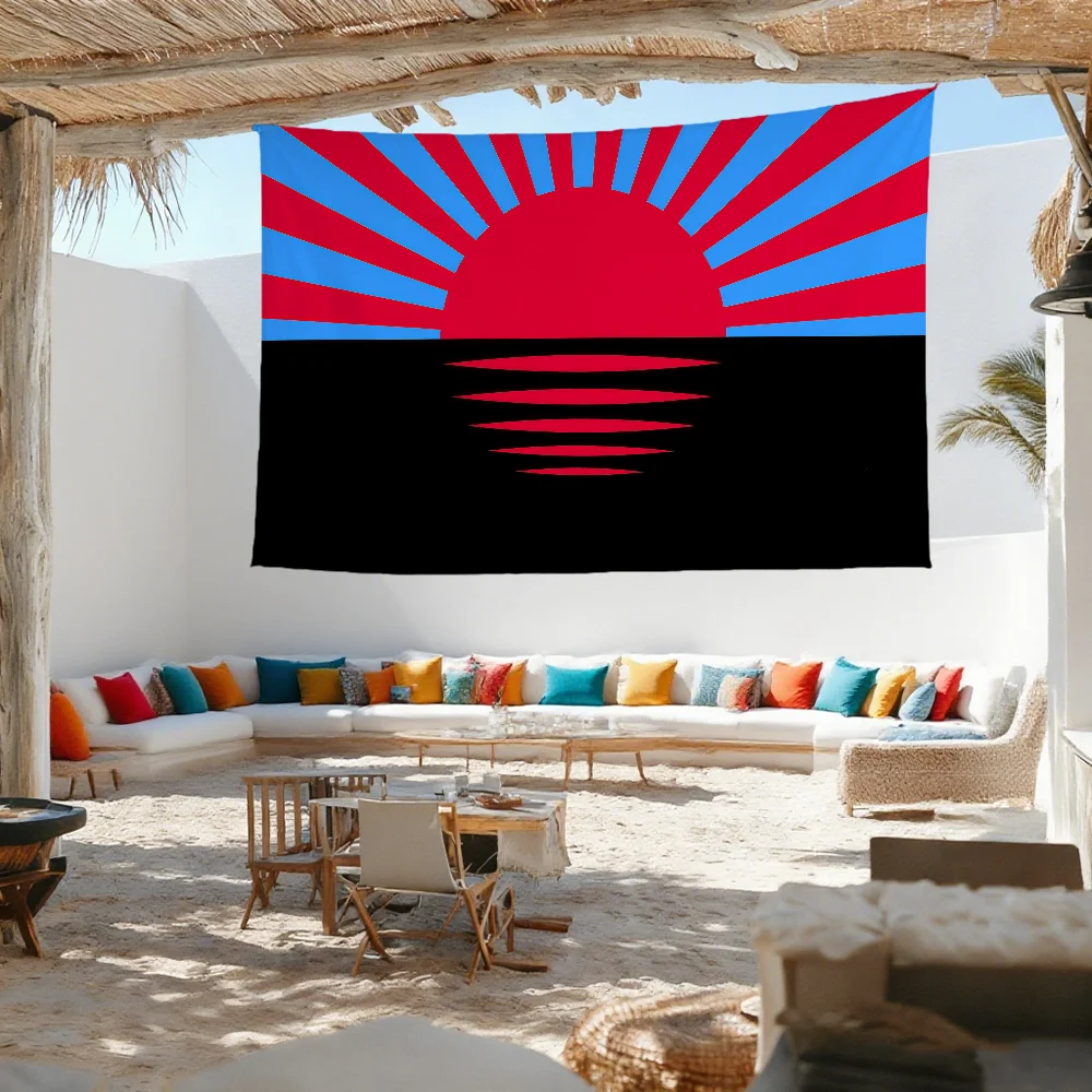 D-donetsk Flag For Outdoor U-ukraine Camping Bar Picnic Party Home Decoration Ornaments Banner
