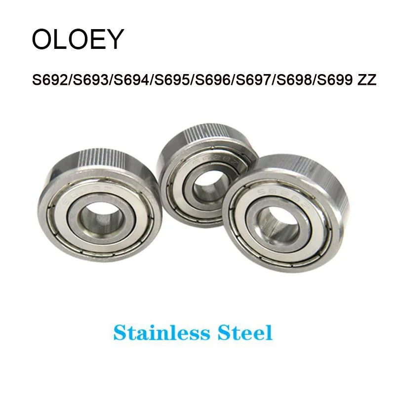 

10pcs S692ZZ S693ZZ S695ZZ S696ZZ S697ZZ S698ZZ S699ZZ 440 STAINLESS STEEL Deep Groove Ball Bearings Miniature Ball Bearing