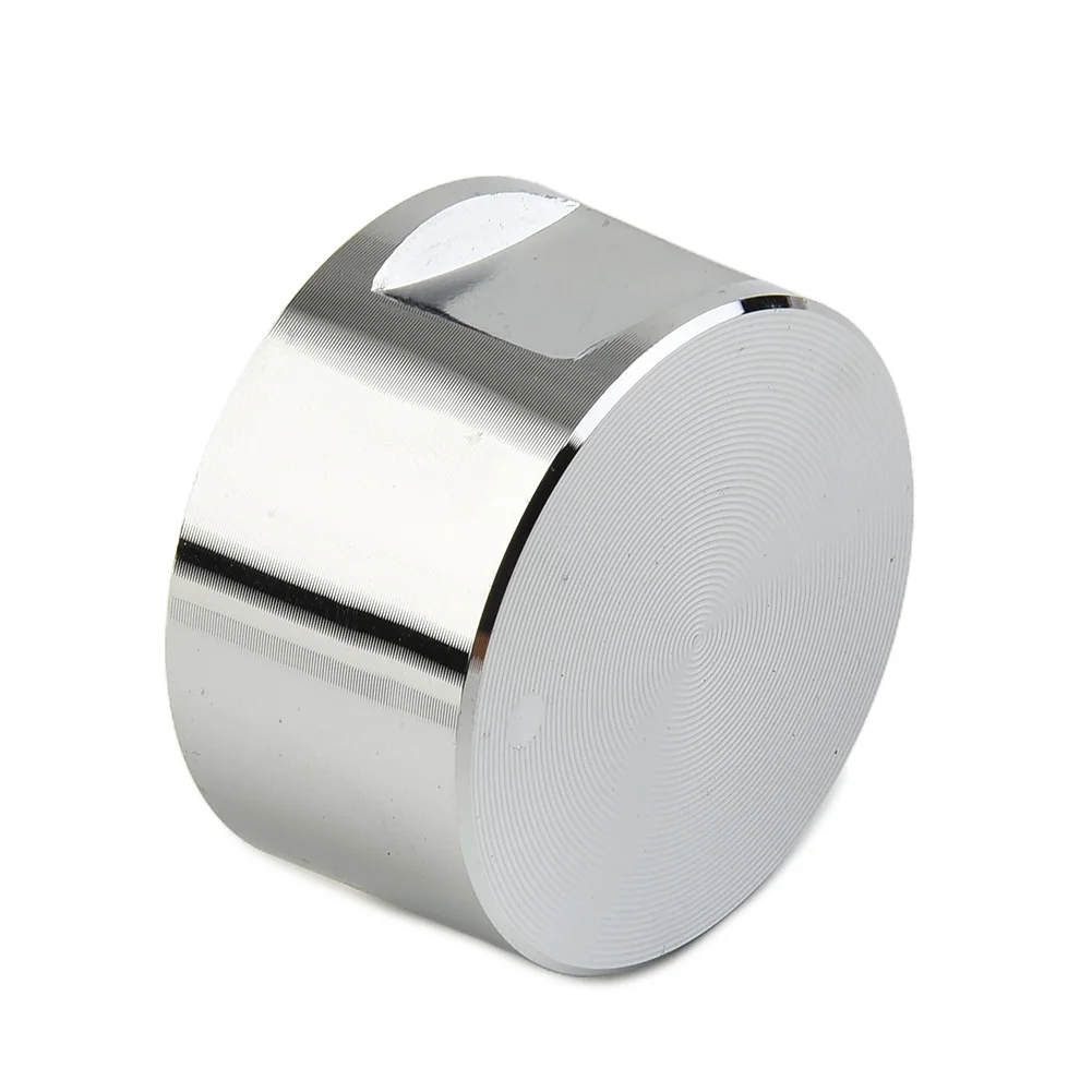 Zinc Alloy Round Knobs Set for Gas Cooktop 4PCS Compatible with Kitchen Cooktops and Electric Stoves Embedded Hole Design