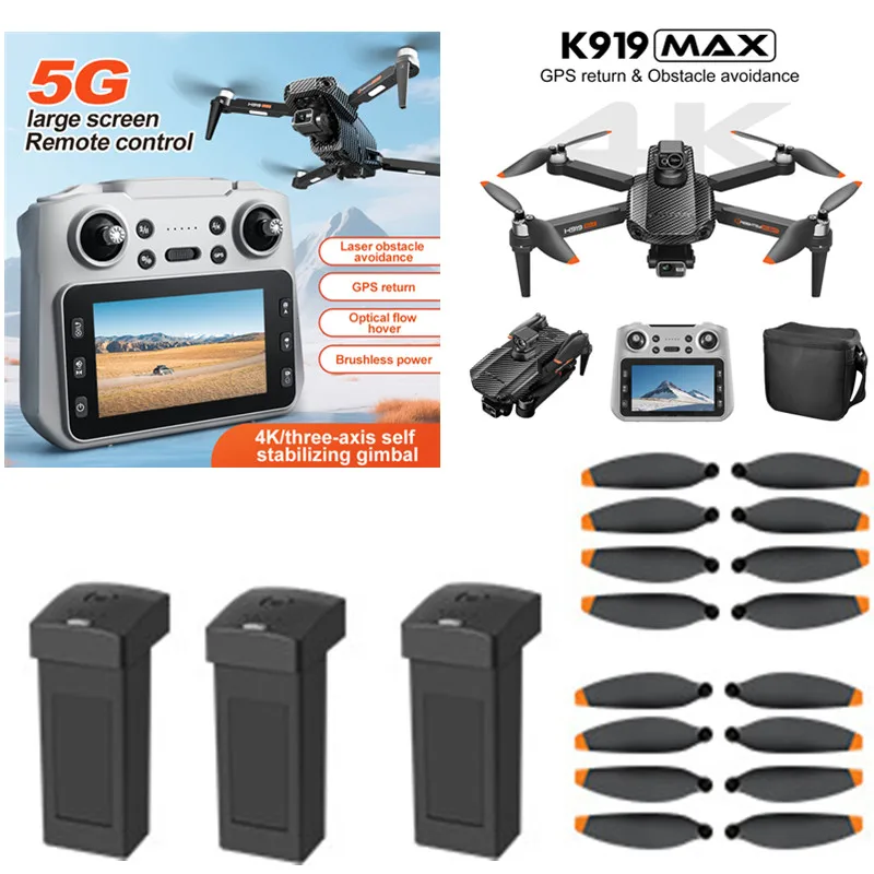 K919 MAX Drone Battery /Propeller  K919 Drone Battery K919 MAX RC Dron Battery K919 MAX Drone Battery K919MAX Dron Battery Blade
