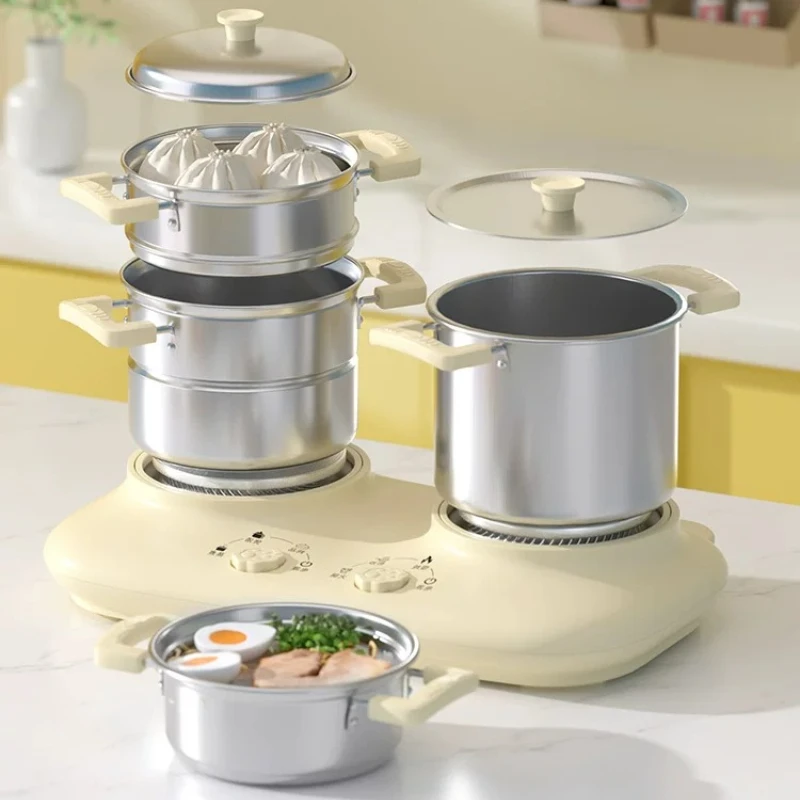 

Deluxe Authentic Mini Cooking Kitchen Playset Large Nonstick Pans Food Grade Prep Ware Complete Girl Gift Prepare Meal