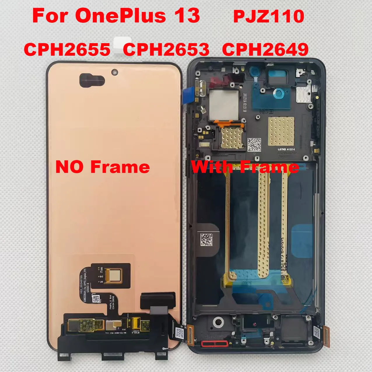 yZ[z6.82 "IWi AMOLED OnePlus 13 CPH2653 Lcd fBXvC^b`XN[fW^CU PJZ110  OnePlus 13R 1 + 13T CPH2645
