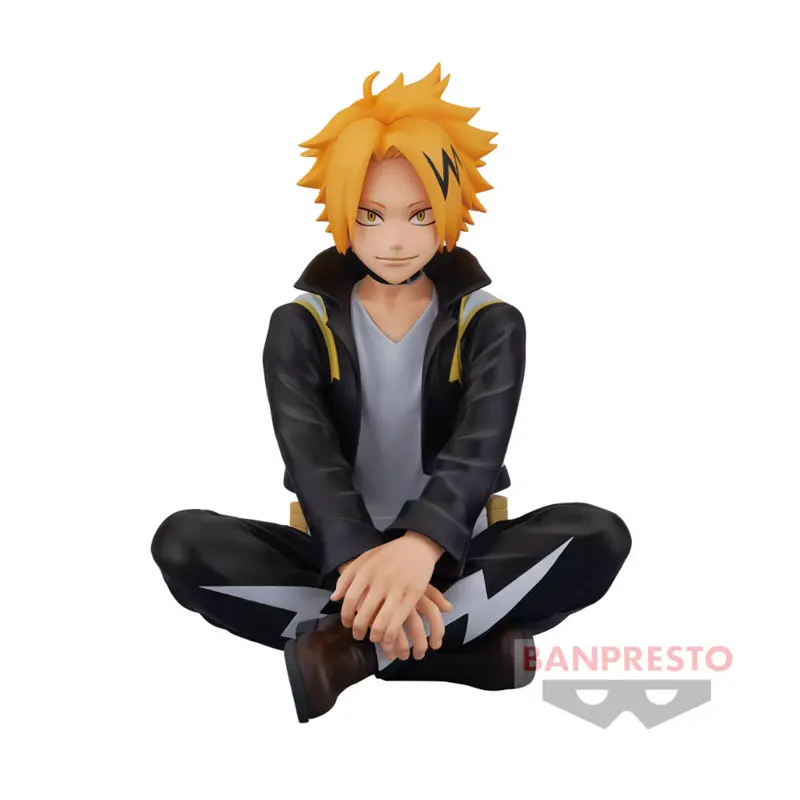 BANDAI Original My Hero Academia Kaminari Denki Vol.7 Relax Time Action Figure Desktop Ornaments Cartoon Figures Model Kids Gift