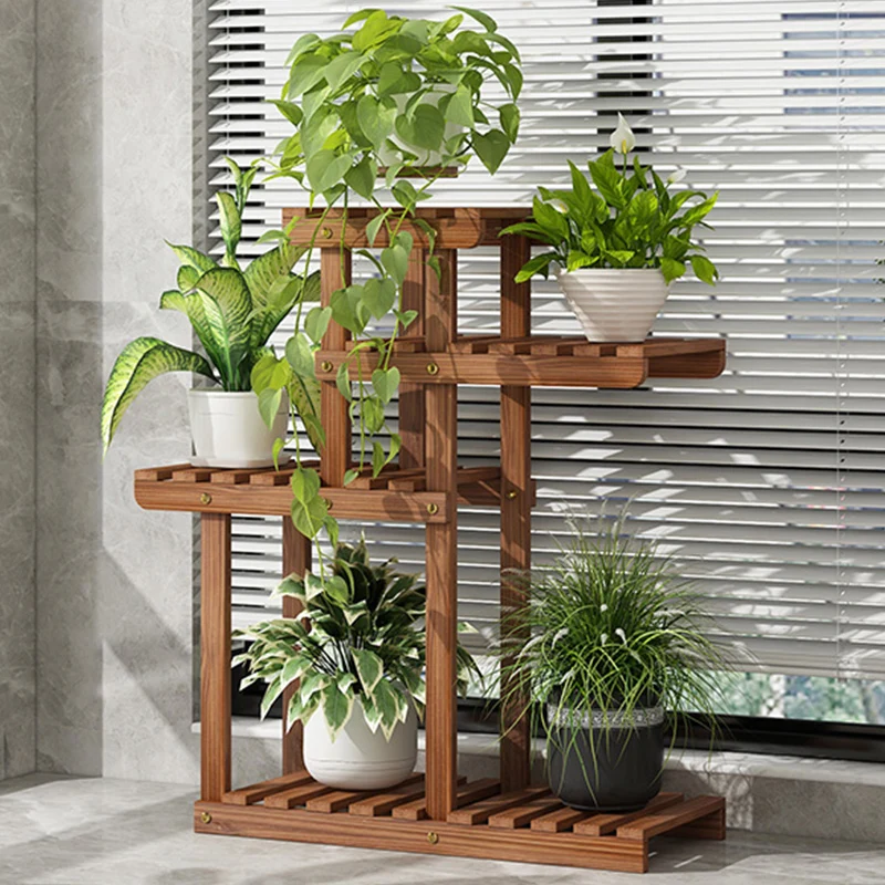 Organizer Flower Stand Balcony Living Room Modern Aesthetics Living Room Simple Plant Display Shelf Muebles Home Furniture