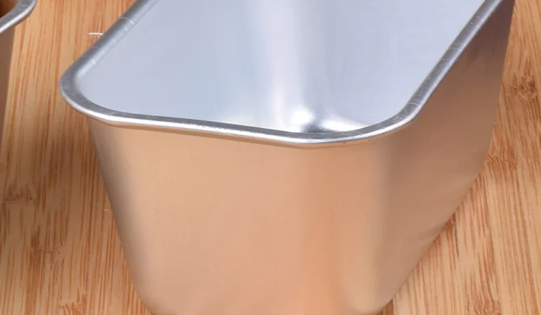Baking Mold Aluminium Rectangle Cake Tin Baking Dish Bakery Case Mould Cake Decorating Tools,5 Size For Choose