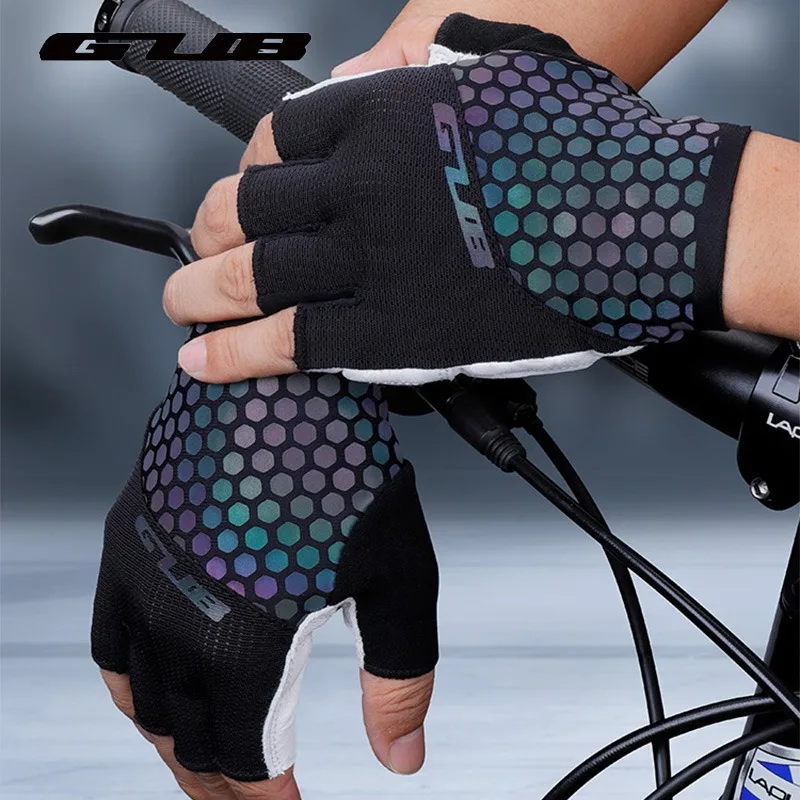 GUB Cycling Half Finger Bike Gloves Shockproof Wear Resistant Breathable MTB Road Bicycle Sports Gloves Men Women Bike Equipment