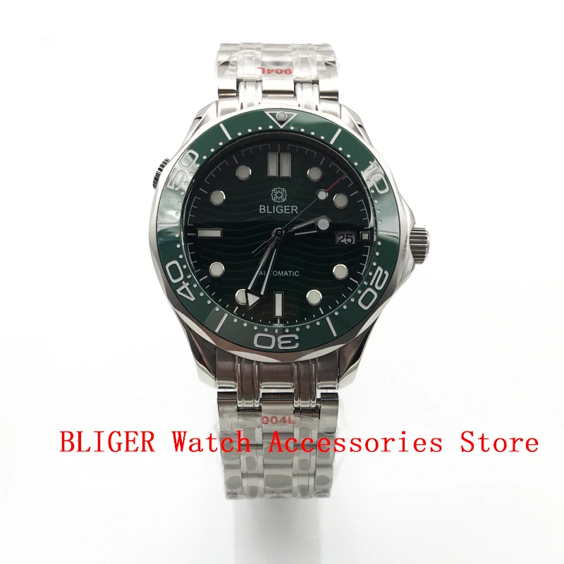 

Bliger Men watch 41mm Mechanical 36mm/39mm for NH35 PT5000 2813 8215 Sapphire Glass Automatic Mechanical Watch