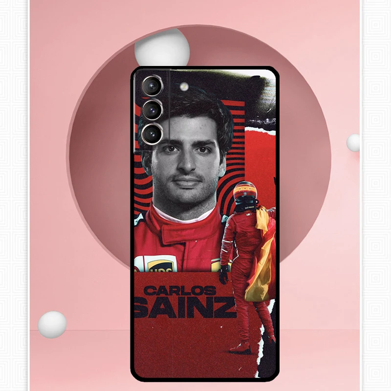 Carlos Sainz F1 Case For Samsung Galaxy S24 S23 Ultra S22 S20 FE S21 FE Note 10 20 S8 S9 S10 Plus Cover