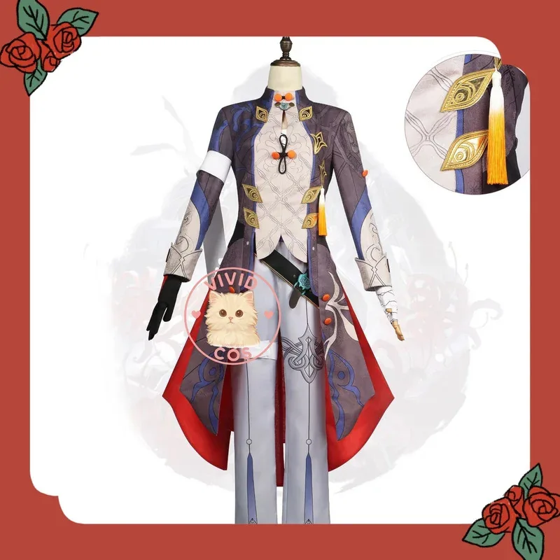 Honkai: Star Rail Blade A لعبة وأنيمي RPG مثل PGens مع مجموعة كاملة من الملابس التنكرية الخيالية للنساء 3;f'6,c;7.y;