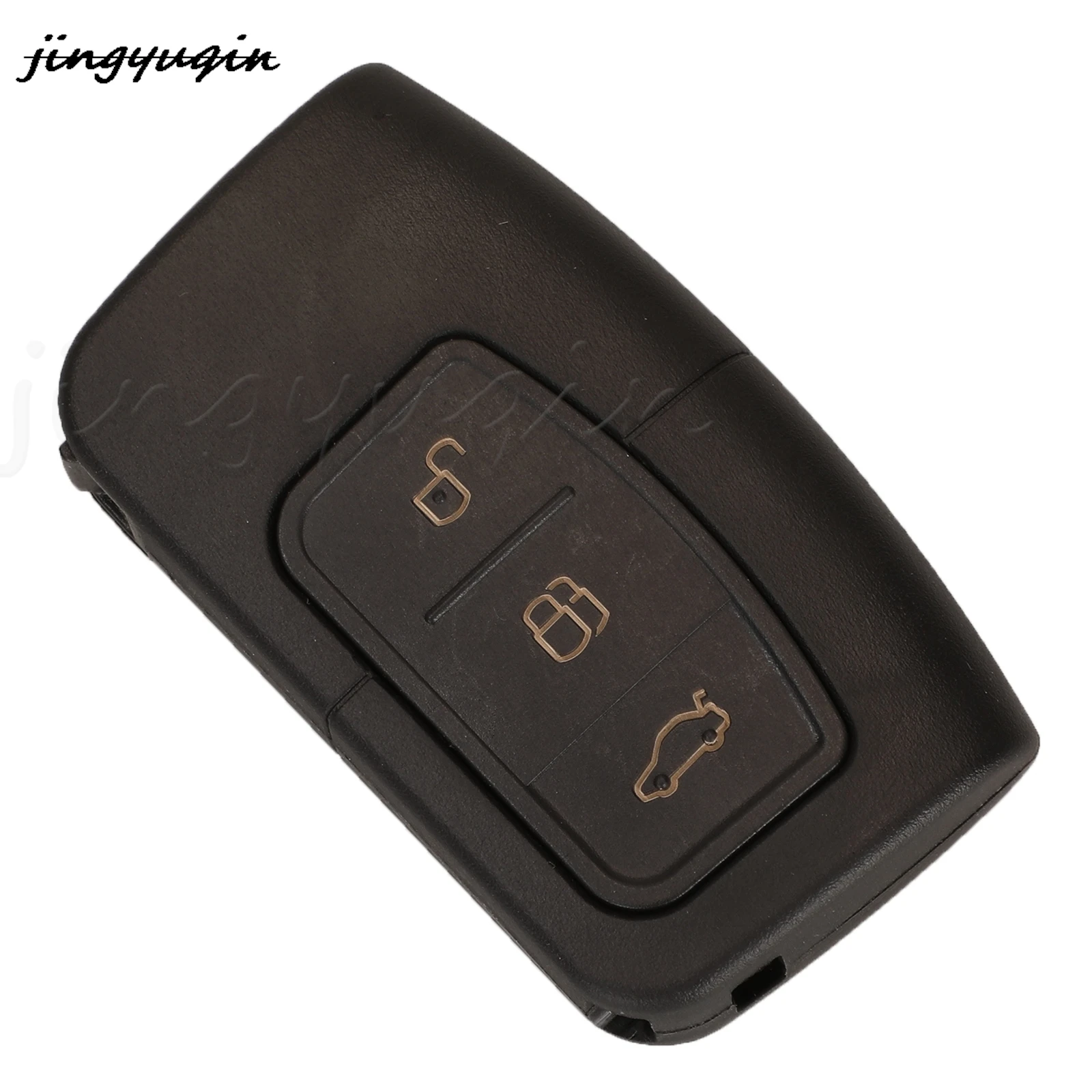jingyuqin 3 Buttons Smart Remote Key Fod 434Mhz ID46 Pcf7952 Chip For Ford C-Max Focus MK2 Kuga Mondeo Galaxy HU101 Blade
