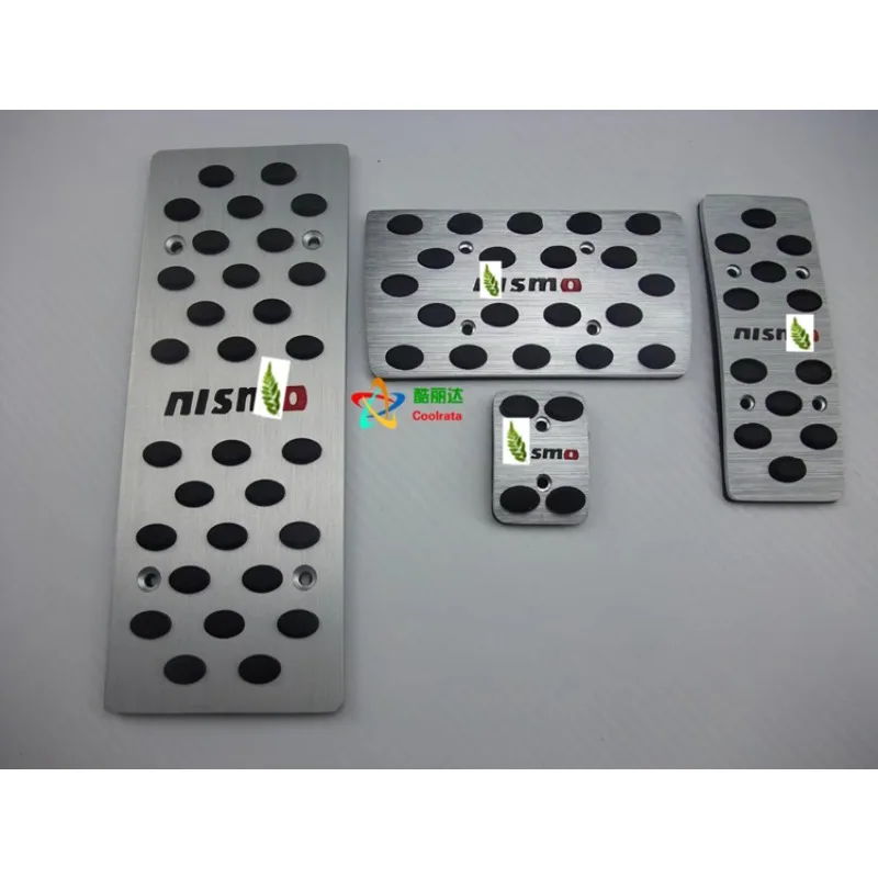 Car Accessory For Nissan Tiida Sylphy March Livina Sunny Qashqai Teana NISMO AT/MT Accelerator brake Foot Rest Pedal Pad