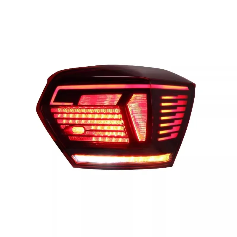 TYPY Car Tail Lights for 2019-2021 Volkswagen Polo LED Car Tail Lamps Daytime Running Lights Dynamic Turn Signals
