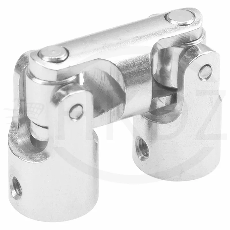 1Pcs 4/5/6/8/10mm Metal Boat Car Shaft Coupler Three-section Universal Joint Coupling Motor Connector With Screw Joint