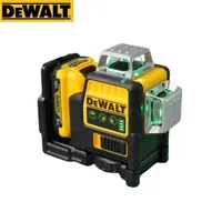 Dewalt DW089LG 3 Sides*360 Degree Vertical Lines Laser Level Horizontal Green Light Level Meter Outdoor 12V Lithium Battery