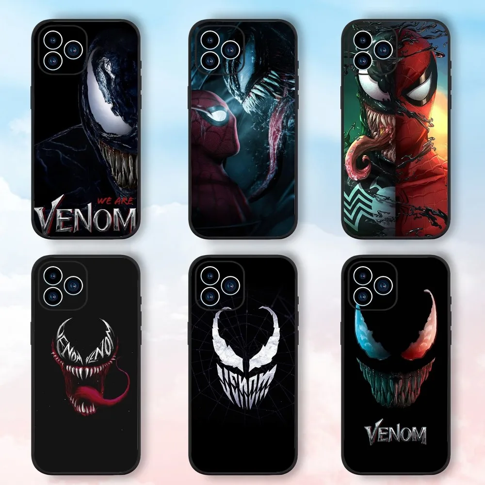 

MINISO DISNEY Venom Phone Case For Samsung Galaxy A51 A71 A41 A21S A11 A03S A12 A32 A52 5G Silicone Cover