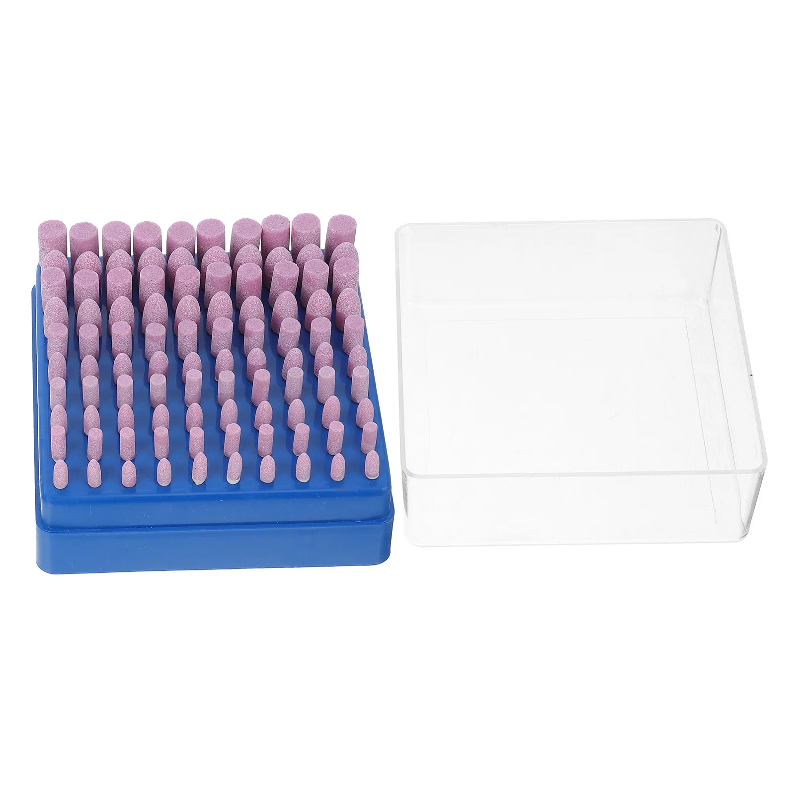 

100pcs Grinding Heads Red Corundum 3Mm Shank Wear Resistant For Metal Surface Polishing Electric Grinders Automotive Jewelry