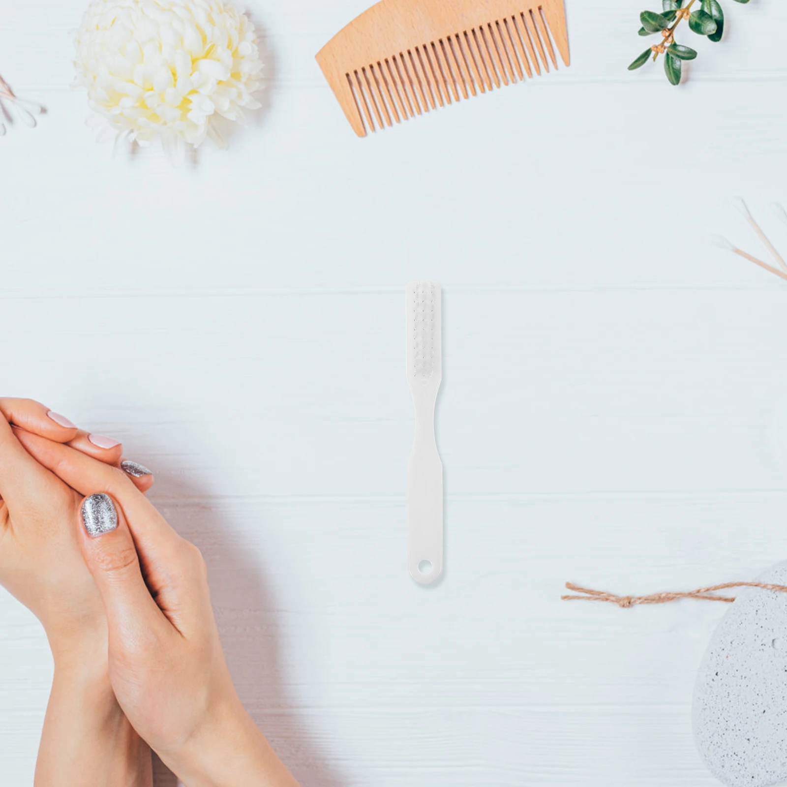 

20pcs Finger Mini Toothbrushes Prison White Travel Bulk Handle Soft Bristles Small Disposable Safety Flat Oral Clean