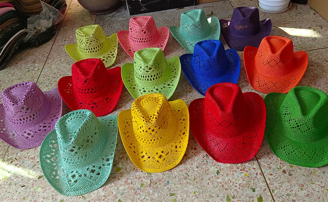 Women's hats cowboy hat retro straw hat 2025 sun hat new men and women jazz cowboy hat straw sun hat summer hat sombrero