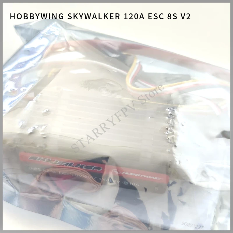 

Бесщеточный ESC120A V2 UBEC Hobbywing SkyWalker с обратной прокладкой, принимающий 32-битный сердечник управления, работающий своими руками