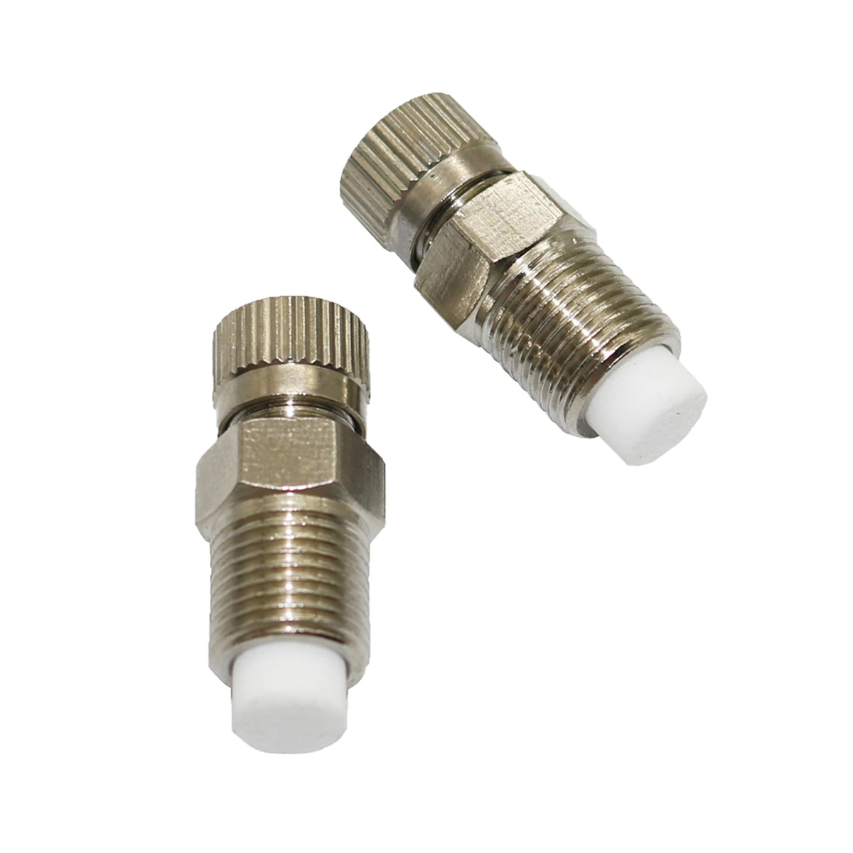0.1-0.6mm Atomization Nozzle Copper High-Pressure Mist Nozzle Garden Greenhouse Irrigation Fogging Cooling Sprinkler Head 5Pcs