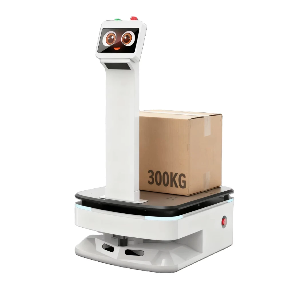 Obstacle Avoidance Agv Robot Warehouse Material Handling Robot Reeman Smart Mobile Amr Robot Chassis 300kg Autonomous