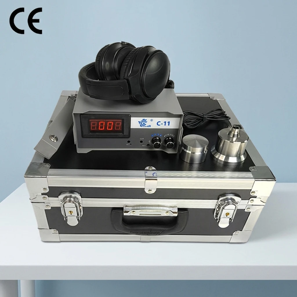 BONGDI gray handheld water leakage detector, sound and vibration IP55 protection, high-precision 0.1 high-precision detector 1-y