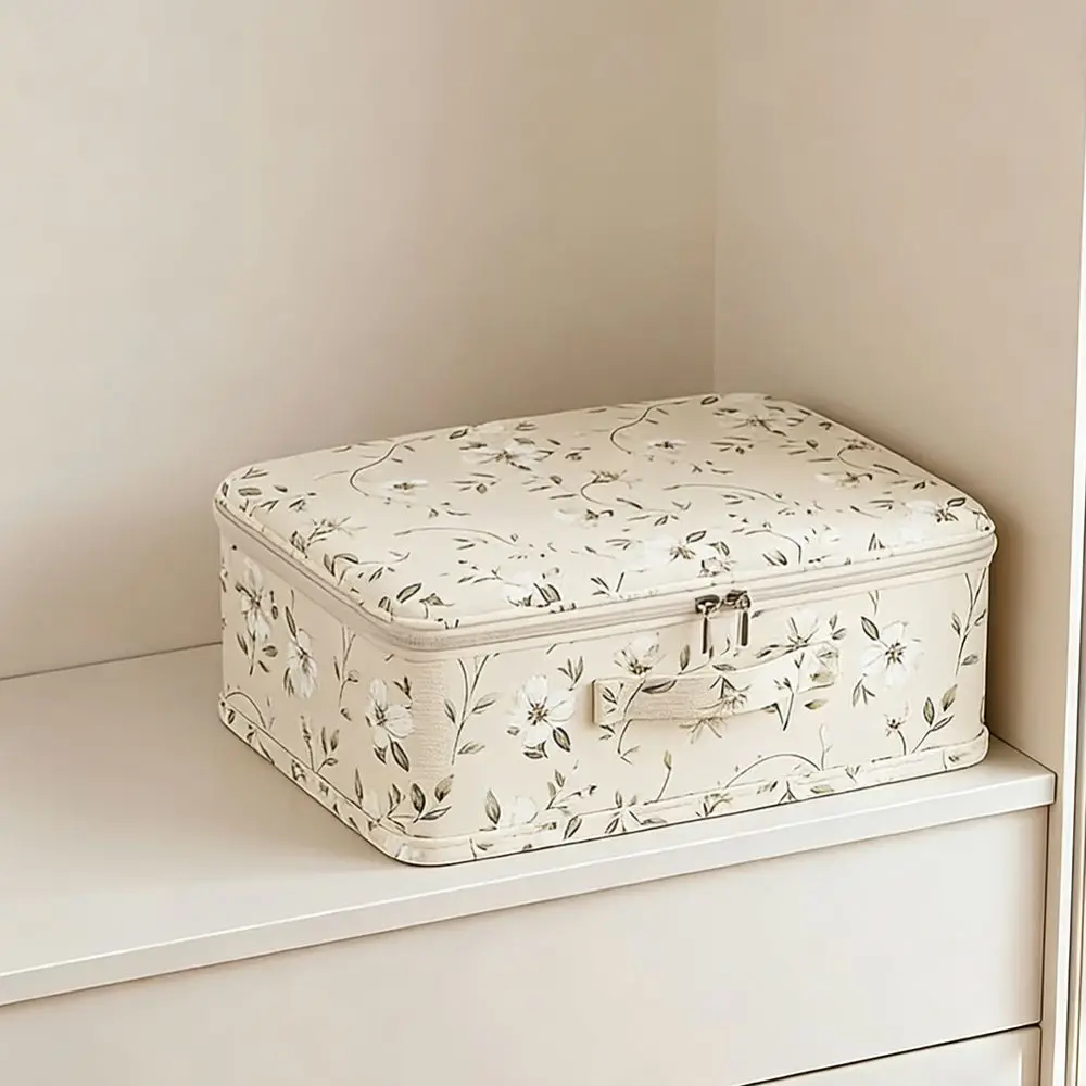 

Foldable Clothes Quilt Storage Box Washable Space Saving Wardrobe Storage Bins Dustproof Large Capacity Laundry Basket Bedroom