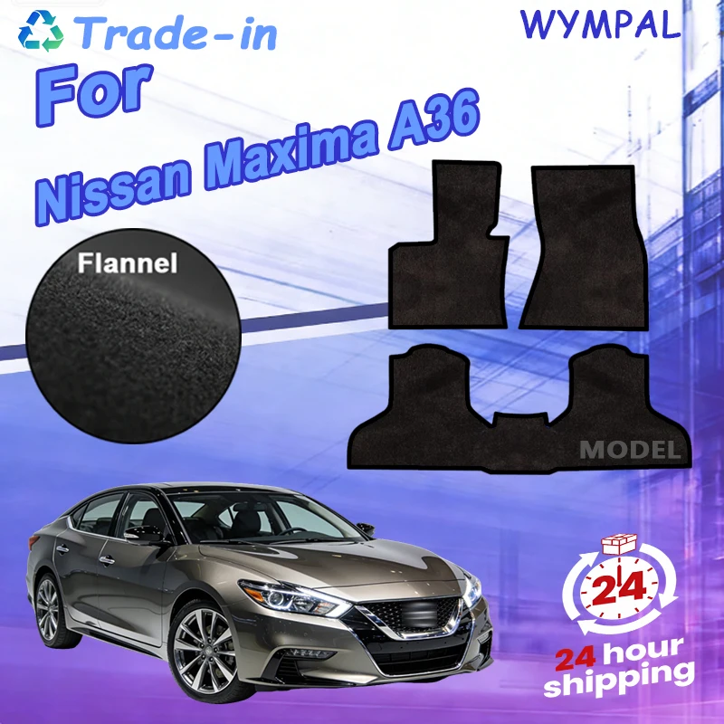 

Нейлоновые автомобильные коврики для Nissan Maxima A36 2016~2023, противоскользящие, с защитой от грязи, для салона автомобиля