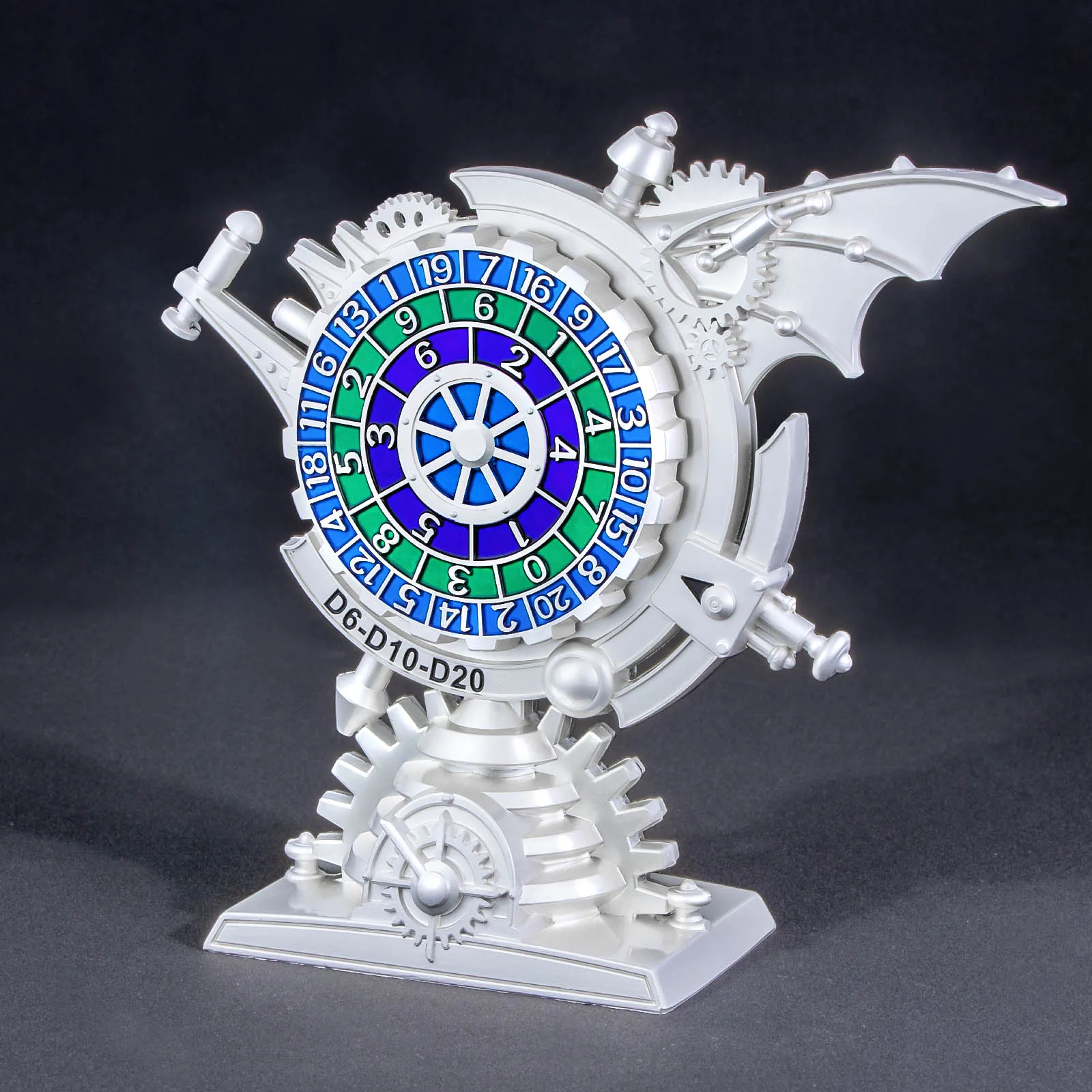 

DND 7 in 1 Spinner Dice for Dungeon and Dragon, 3D Relief Polyhedral Metal Dice Set with Box, RPG Role Playing Gaming D&D Dice