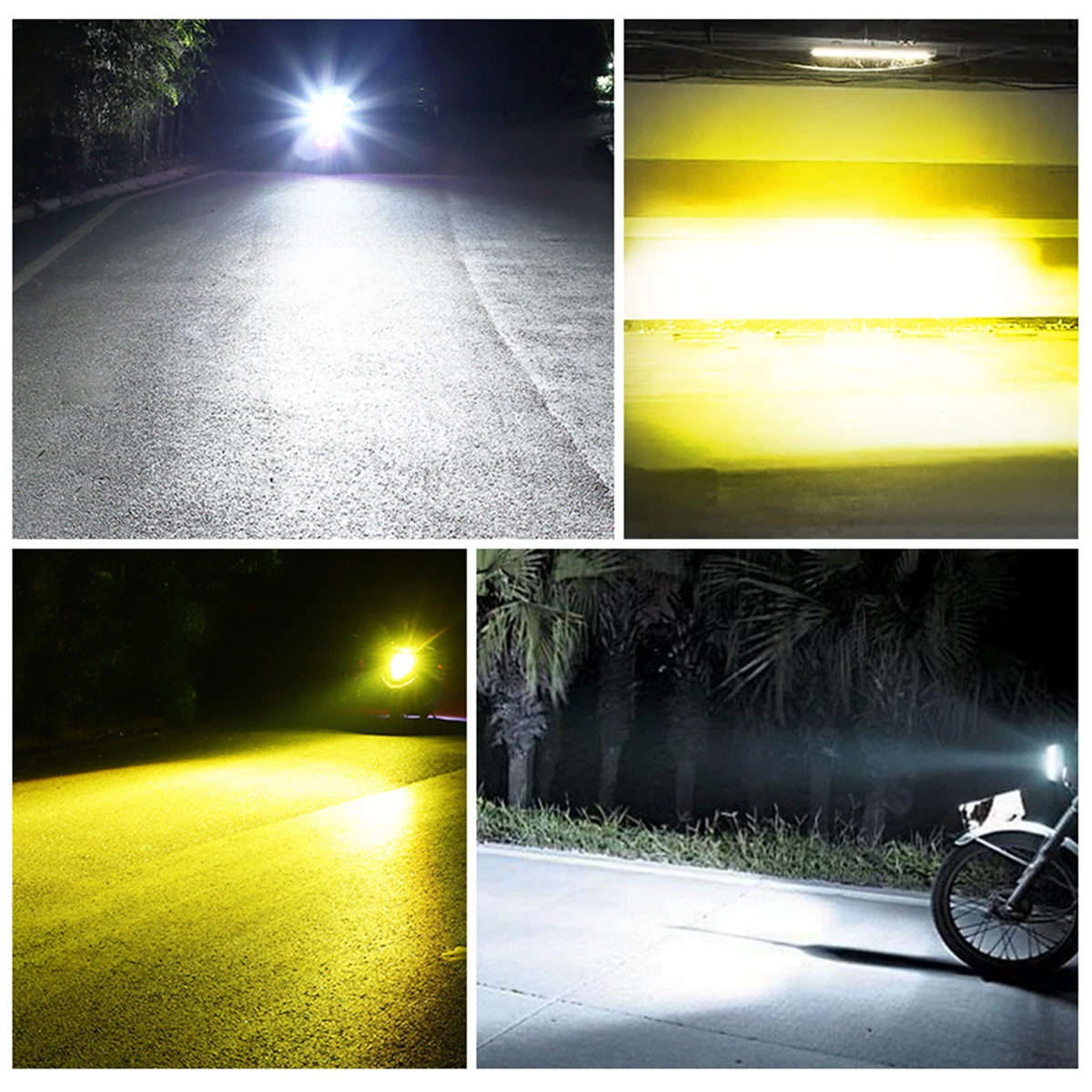 1pc H4 BA20D P15D LED Bulbs HB3 HB4 CSP LED Super Bright Motorcycle Headlight White Yellow Hi/Lo Beam Scooter Spotlight DRL Lamp - view 6
