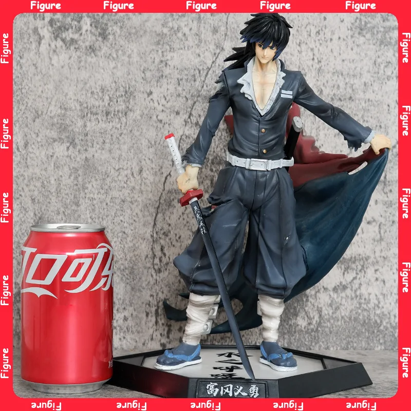 

28cm Anime Demon Slayer Tomioka Giyuu Battle Ver. GK Action Figure Statue Collectible PVC Model Ornamental Kids Toys Doll Gifts