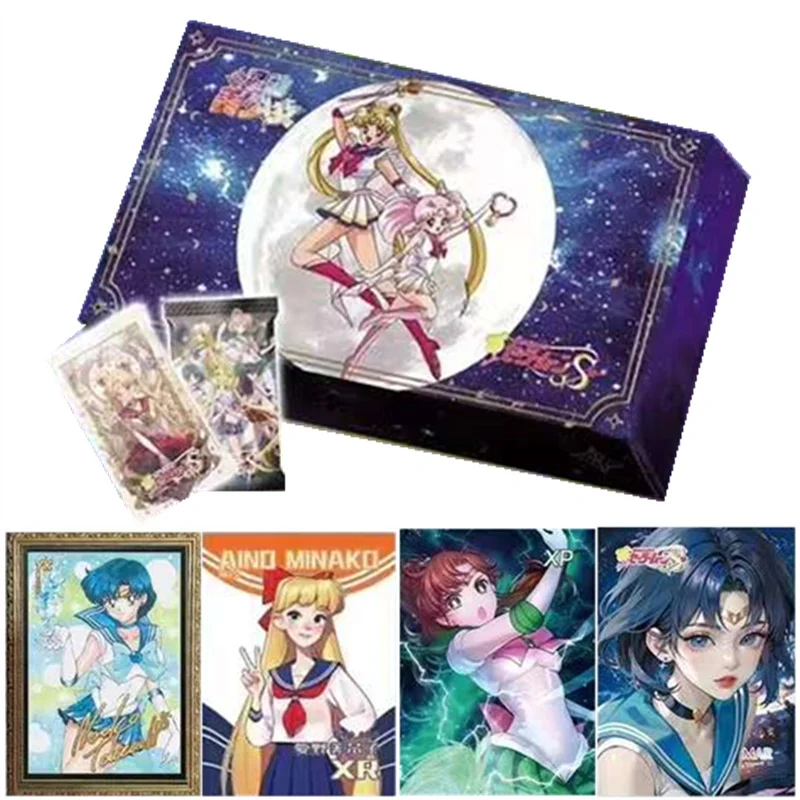 Genuine Sailor Moon Collection Card Anime Magical Girl Usagi Tsukino Rare Special Edition SSP Cards Toy Children Birthday Gifts