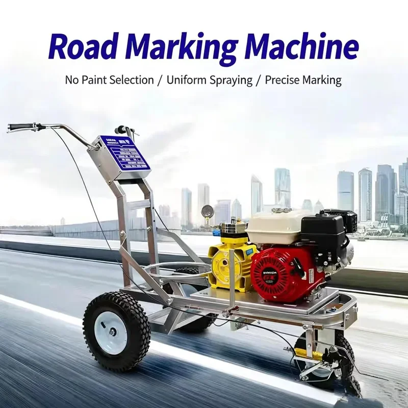 Cold Spray Road Marking Sprayer for Street and Parking Lot Line Painting Machine Portable Pavement Marker Equipment Tool