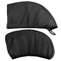 2pcs Car Sunshade Curtains Universal Side Window Shades Front/rear Window Anti-mosquito Mesh Net Sunshade Auto Accessories