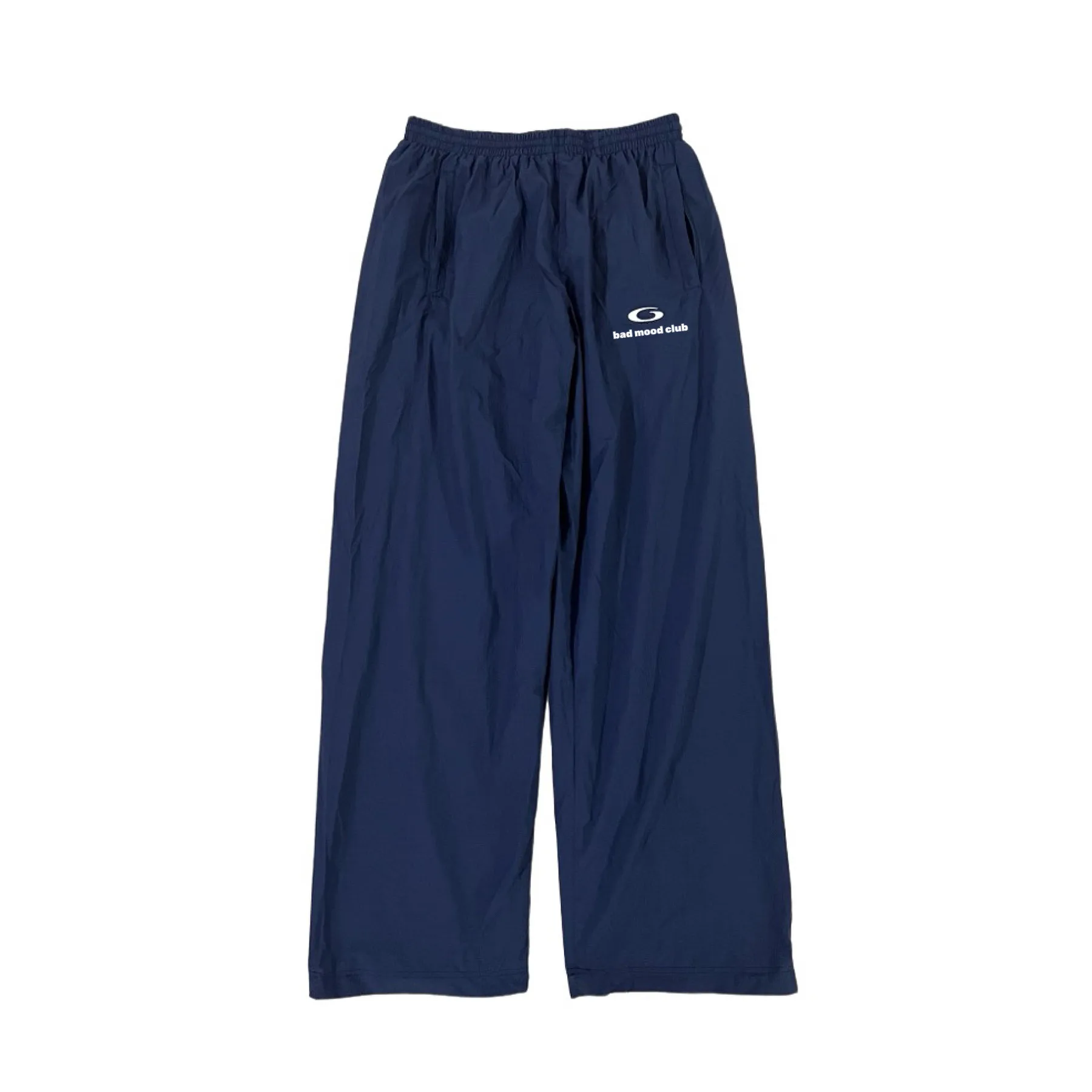 

Спортивные брюки из нейлоновой сетки с вышивкой BMC, тонкий силуэт, повседневные брюки.