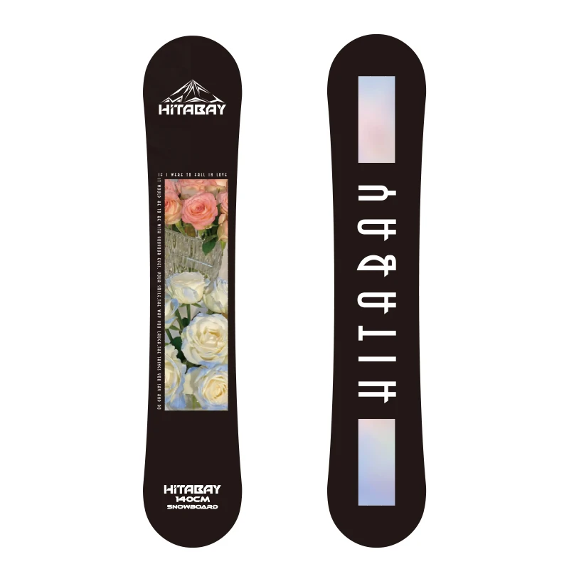 

Snowboard Ski Black Double Bend Carving and