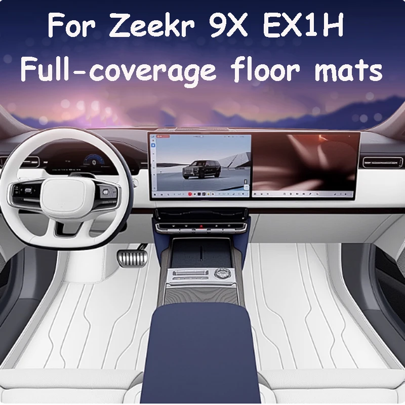 

For Zeekr 9X EX1H 2025 2026 Car Fully Enclosed Protective Floor Mats Interior Accessories Anti-stain Anti-wrinkle