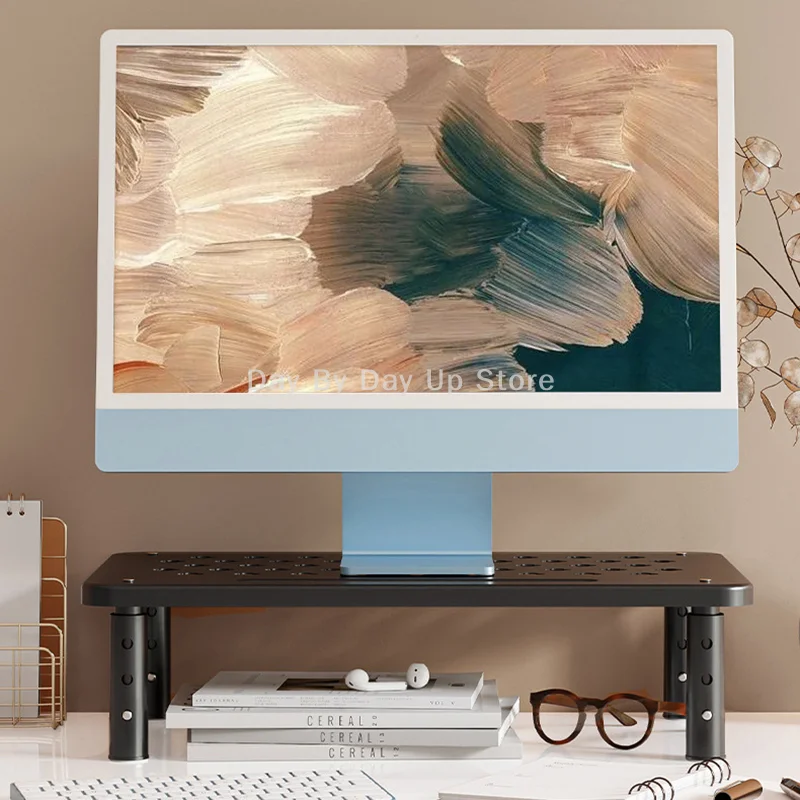 Functional Adjustable PC Screen Stand Computer Rack Holder for Studio Work