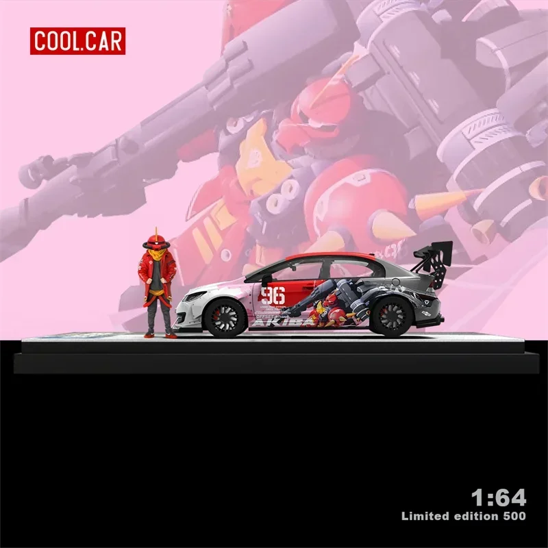 سيارة باردة 1/64 FD2 Limited500 نموذج سيارات مصنوع من خليط معدني