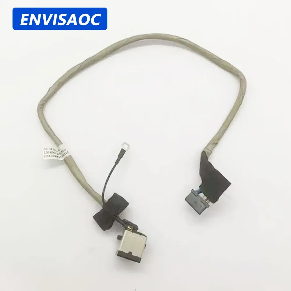 Para dell studio 1450 1457 1458 p03g portátil dc conector de alimentação jack DC-IN cabo flexível de carregamento 356-0001-6365_a00