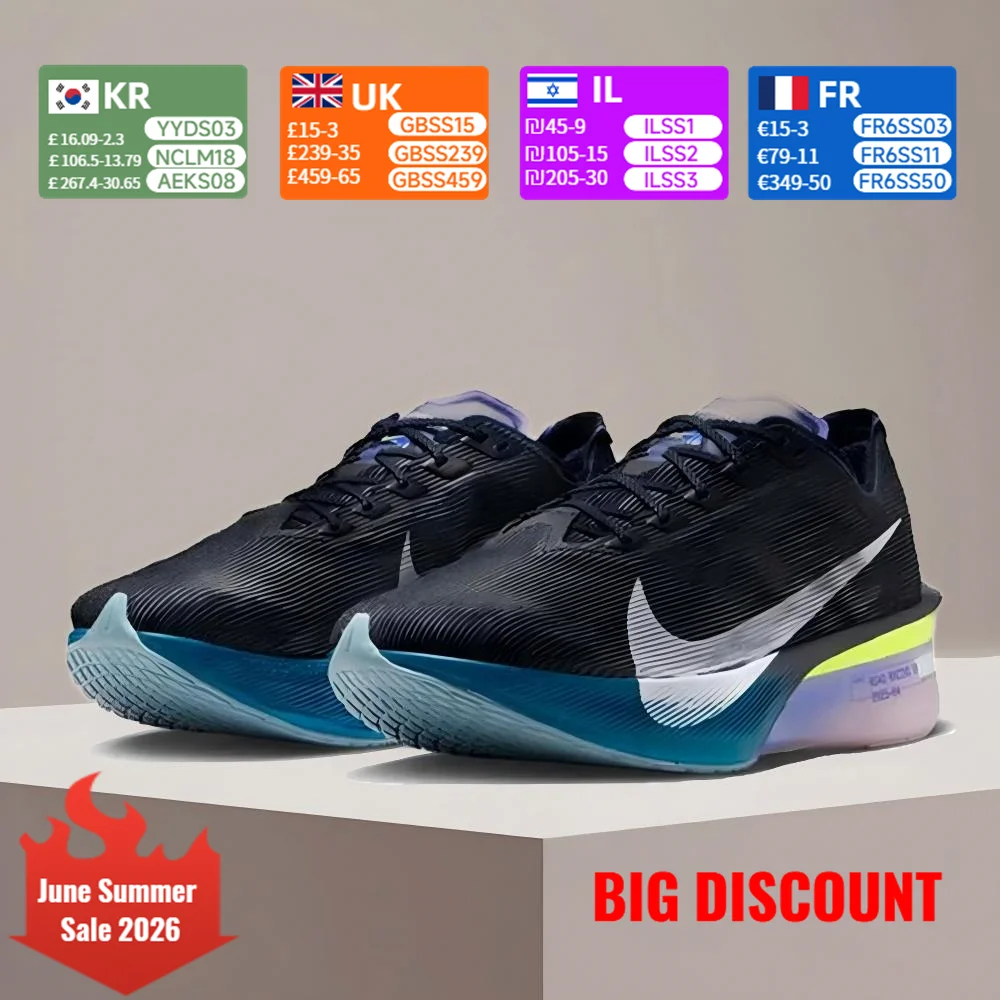 

Nike ZOOMX VAPORFLY NEXT 4 Men's Slip-Resistant Durable Running Shoes Stylish and Versatile Training Shoes HF6414-401